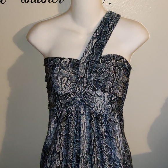 Reptile Snake Print Convertible Long Dress - Picture 3 of 11